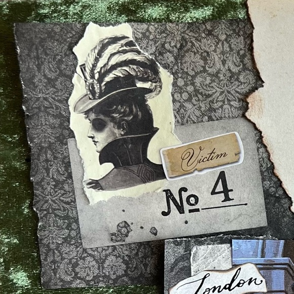 Jack the Ripper Victorian Ephemera Kit – Dark Academia Junk Journal Pack - Picture 5 of 13